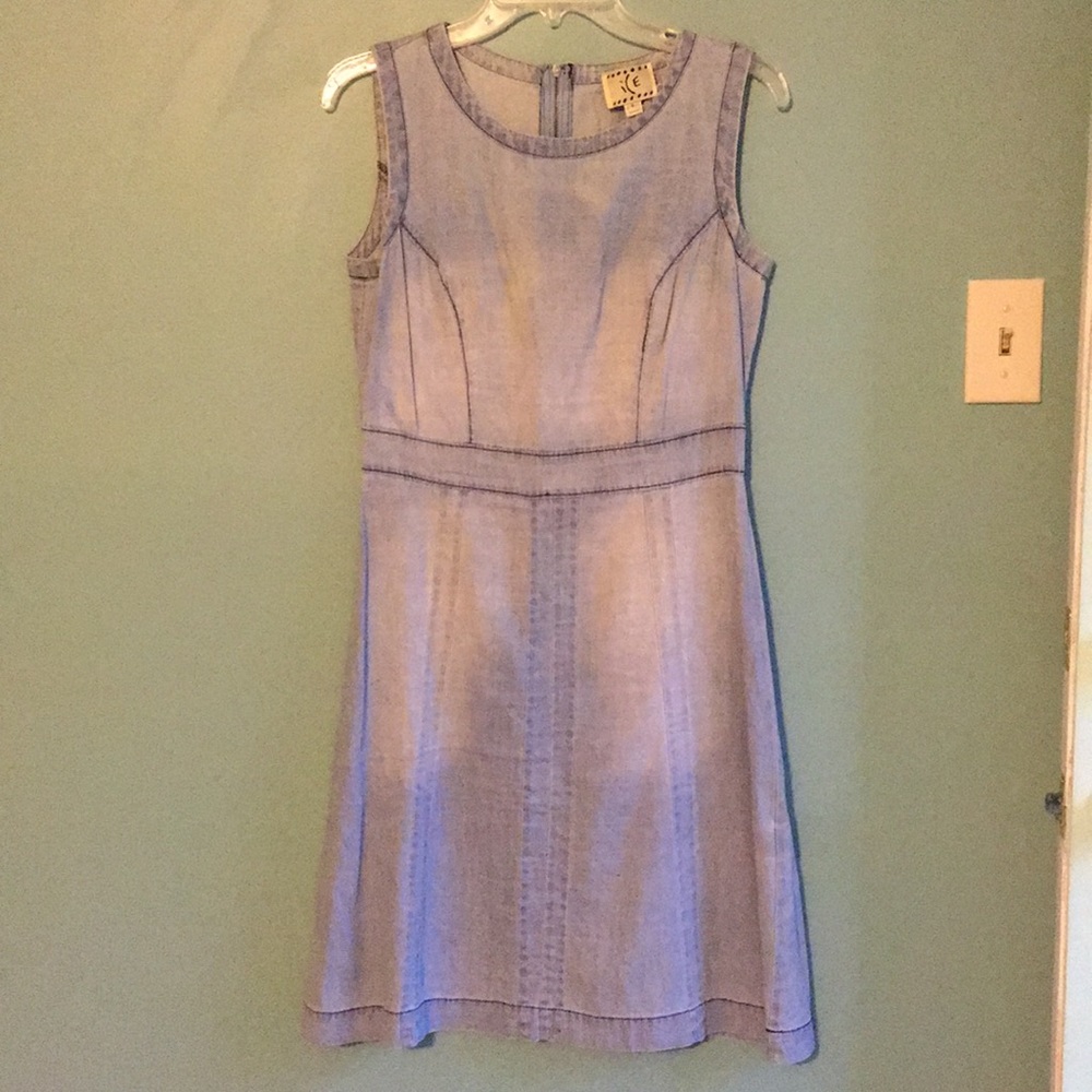 Chambray A-Line Dress
